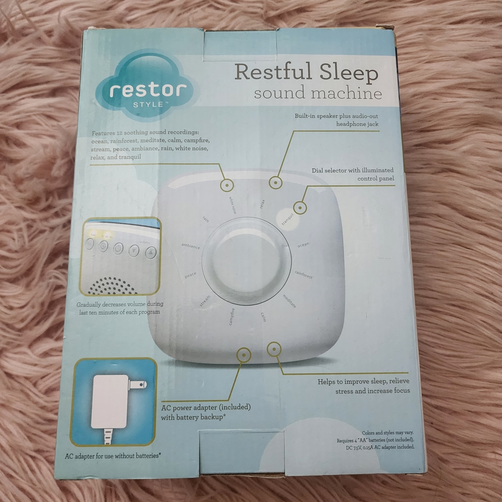 Restor Style Restful Sleep Sound Machine - Picture 2 of 6